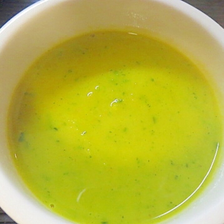 レンジで簡単カボチャのスープ